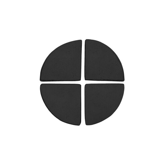 4 melnu puķu poda kājiņu komplekts